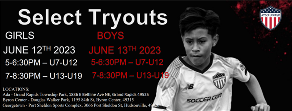 Tryout Registration Now Open!